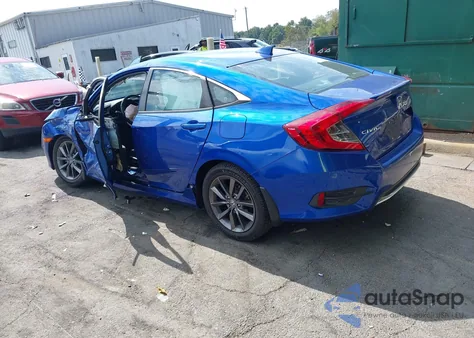 2020 Honda Civic Ex z USA, uszkodzony, nr VIN 19XFC1F38LE005595